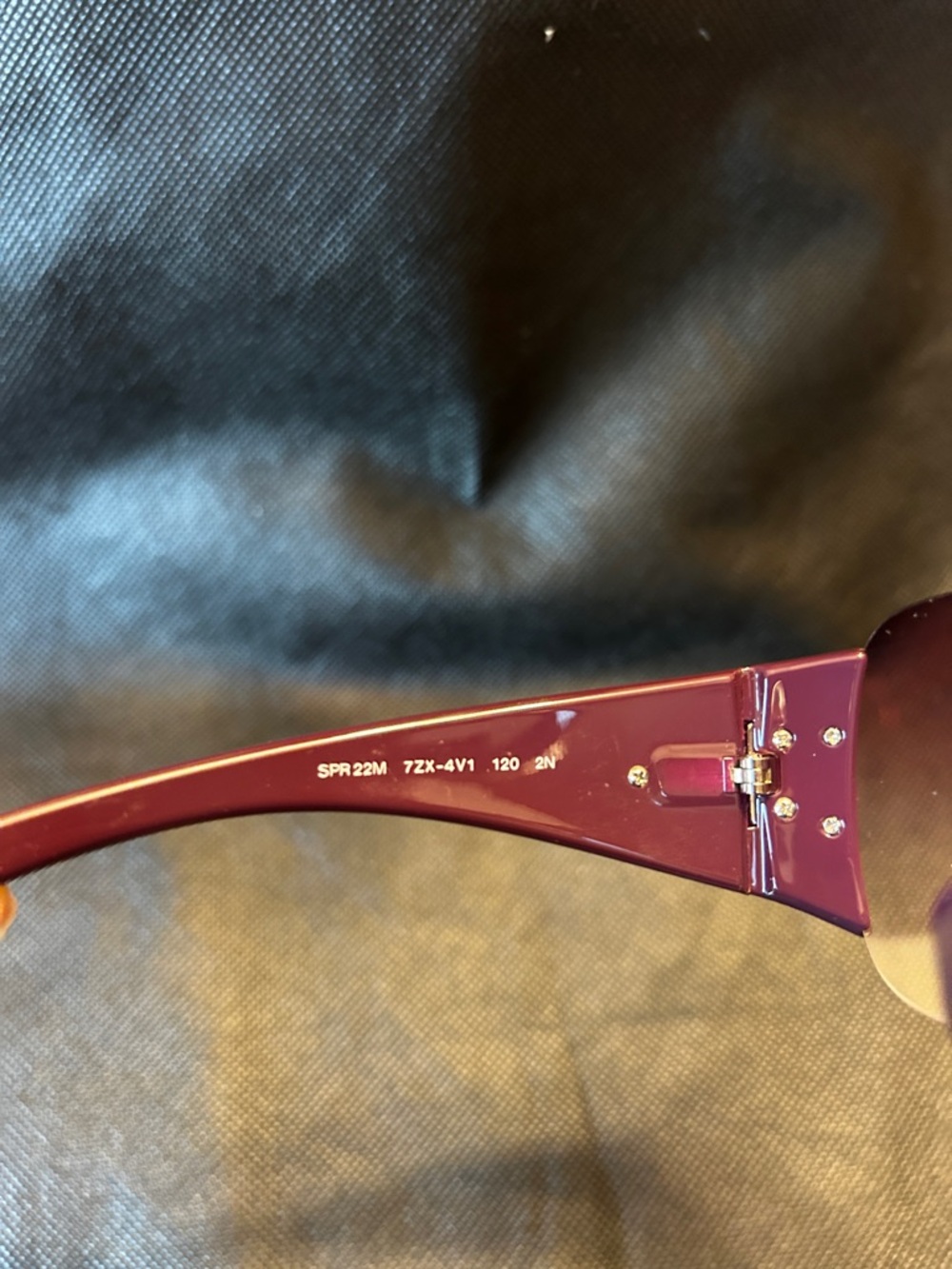 Prada Shield Sunglasses in Purple - Picture 5 of 9
